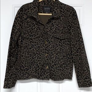 SANCTUARY animal print jacket